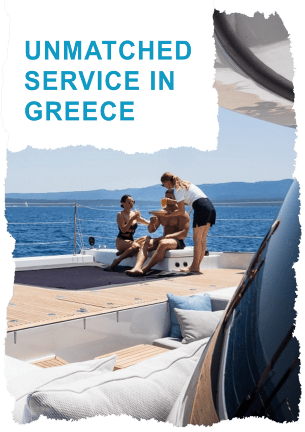 best catamaran charter in greece